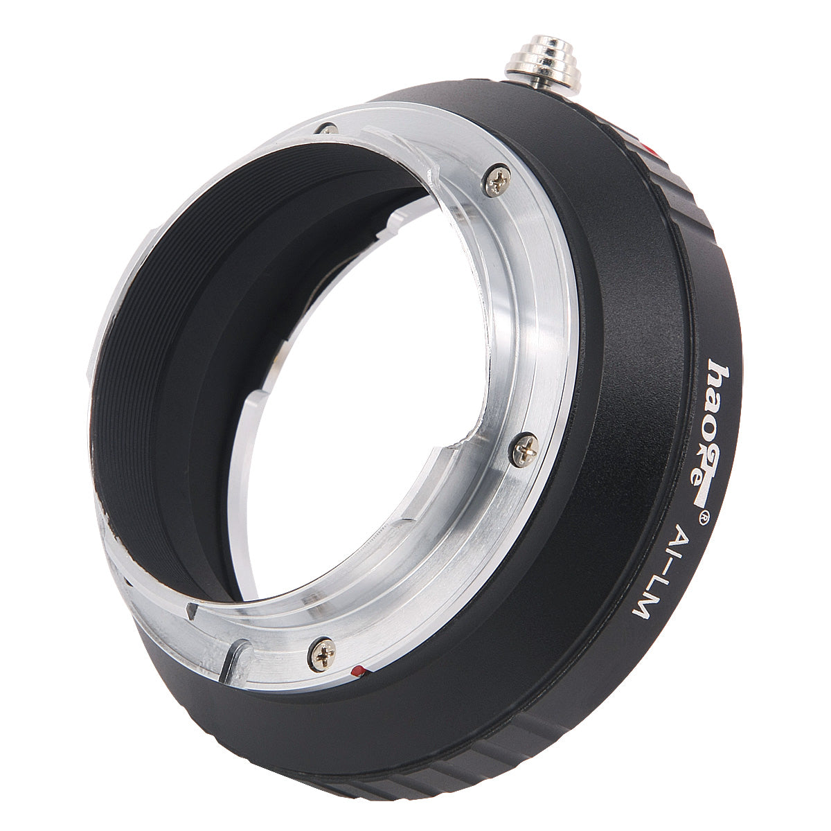 Haoge Lens Mount Adapter for Nikon Nikkor AI / AIS / D Lens to Leica M-mount Camera such as M240, M240P, M262, M3, M2, M1, M4, M5, CL, M6, MP, M7, M8, M9, M9-P, M Monochrom, M-E, M, M-P, M10, M-A