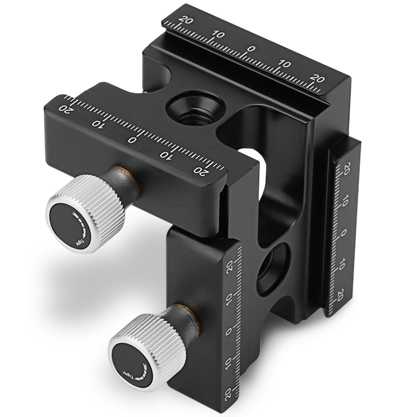 Haoge CP-RA90 Right Angle Clamp 90 Degree Double Quick Release L Clamp with 1/4 Screw Thread for Arca Swiss RRS Benro Rail Plate Nodal Slide
