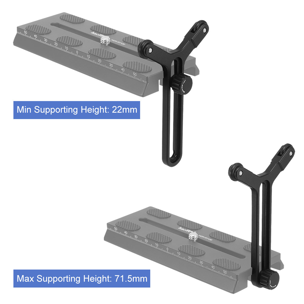 Haoge TJ-Y2 Y Bracket with Double Wheels for DIY DJI Ronin-S Ronin-SC Ronin SC S Lens Support System fit Selected Haoge Plates