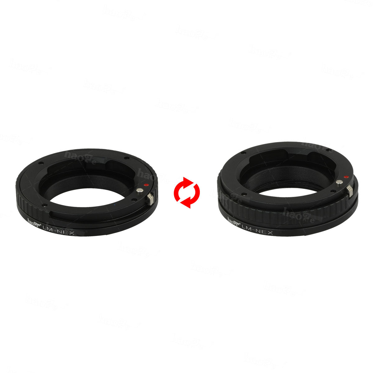 Haoge Macro Focus Lens Mount Adapter for Leica M Lens to Sony E-mount NEX Camera such as NEX-3, NEX-5, NEX-5N, NEX-7, NEX-7N, NEX-C3, NEX-F3, a6300, a6000, a5000, a3500, a3000, NEX-VG10, VG20