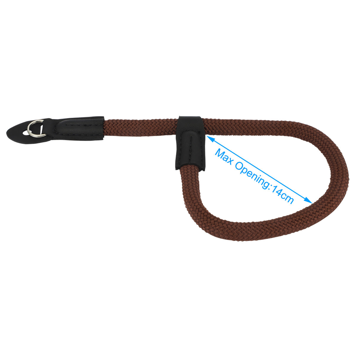 Haoge Camera Hand Wrist Strap for Fujifilm Fuji X-H1 XH1 X30 X100VI X100V X70 X100 X100F X100T X100S GFX 50R GFX100 GRX100RF, for Canon EOS M5 M6, for Nikon 1 J3 J4 J5 V1 V2 V3 S1 S2 Climbing Rope Coffee