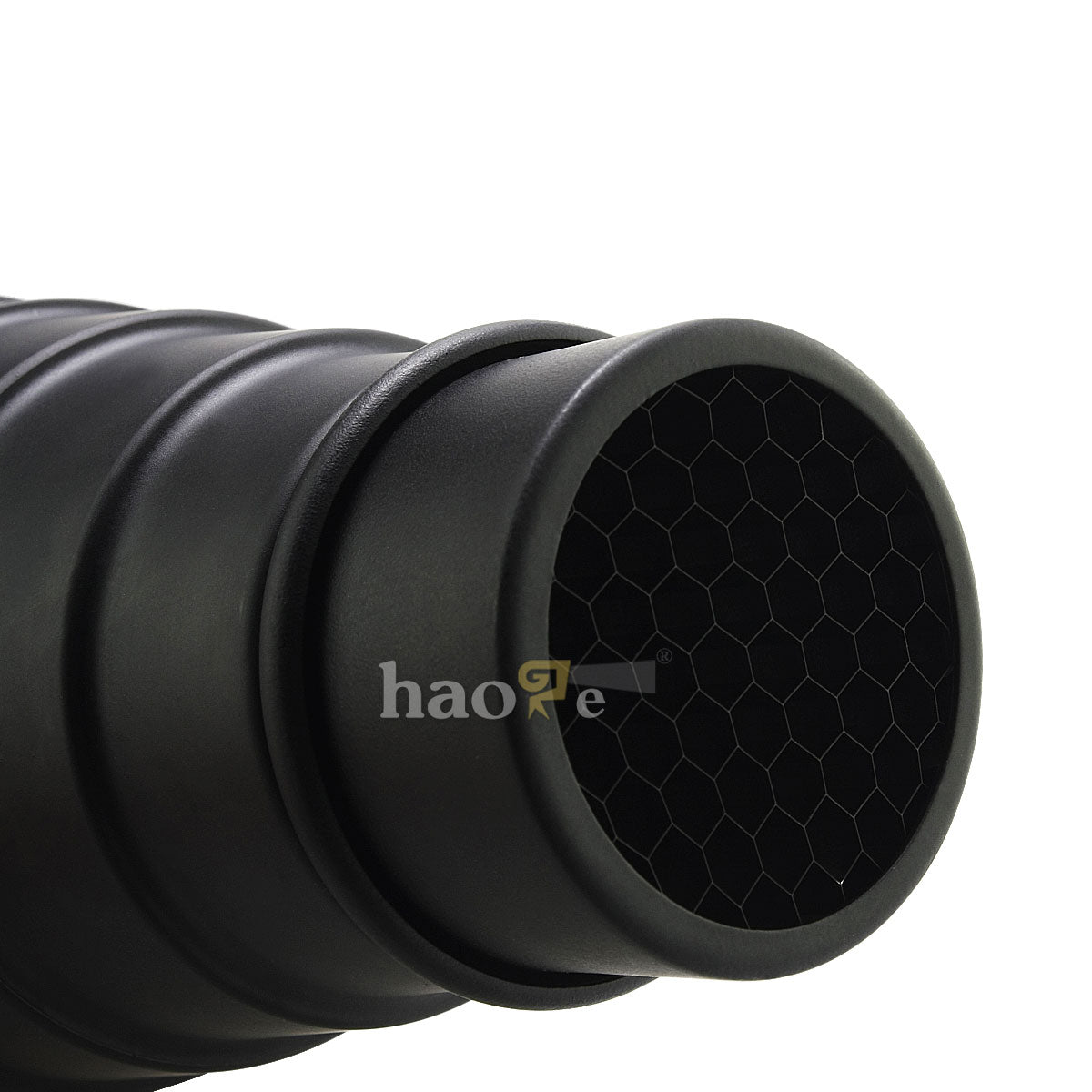 Haoge Metal Conical Snoot with Honeycomb Grid and Color Gel Filter Kit for Balcar Paul C Buff AlienBees Einstein White Lightning Studio Strobe Monolight Photography Flash Light