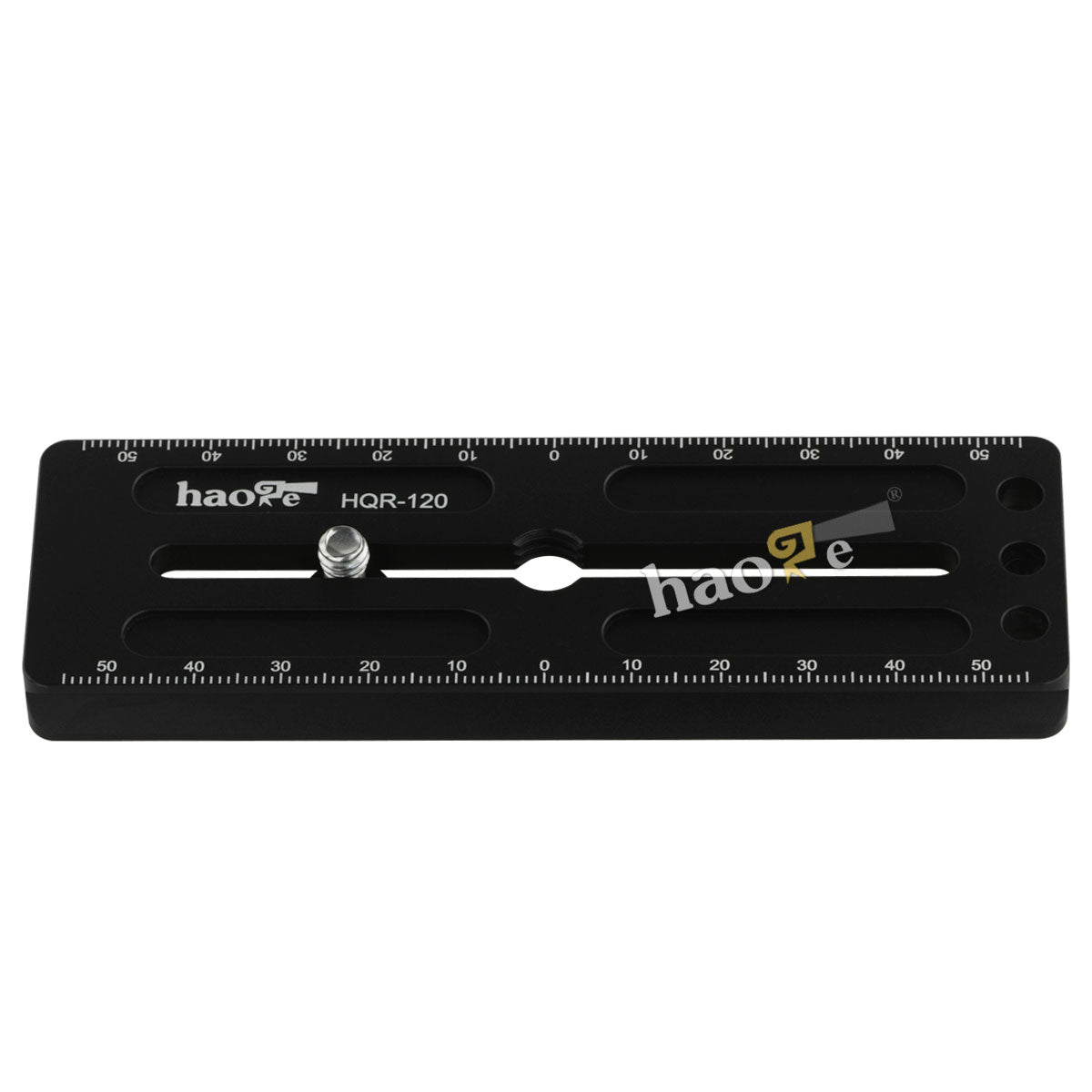 Haoge 120mm Multi-purpose Long Quick Release Extender Rail Sliding Plate for Camera Tripod Ballhead Clamp fit Benro Arca Swiss Sunwayfoto