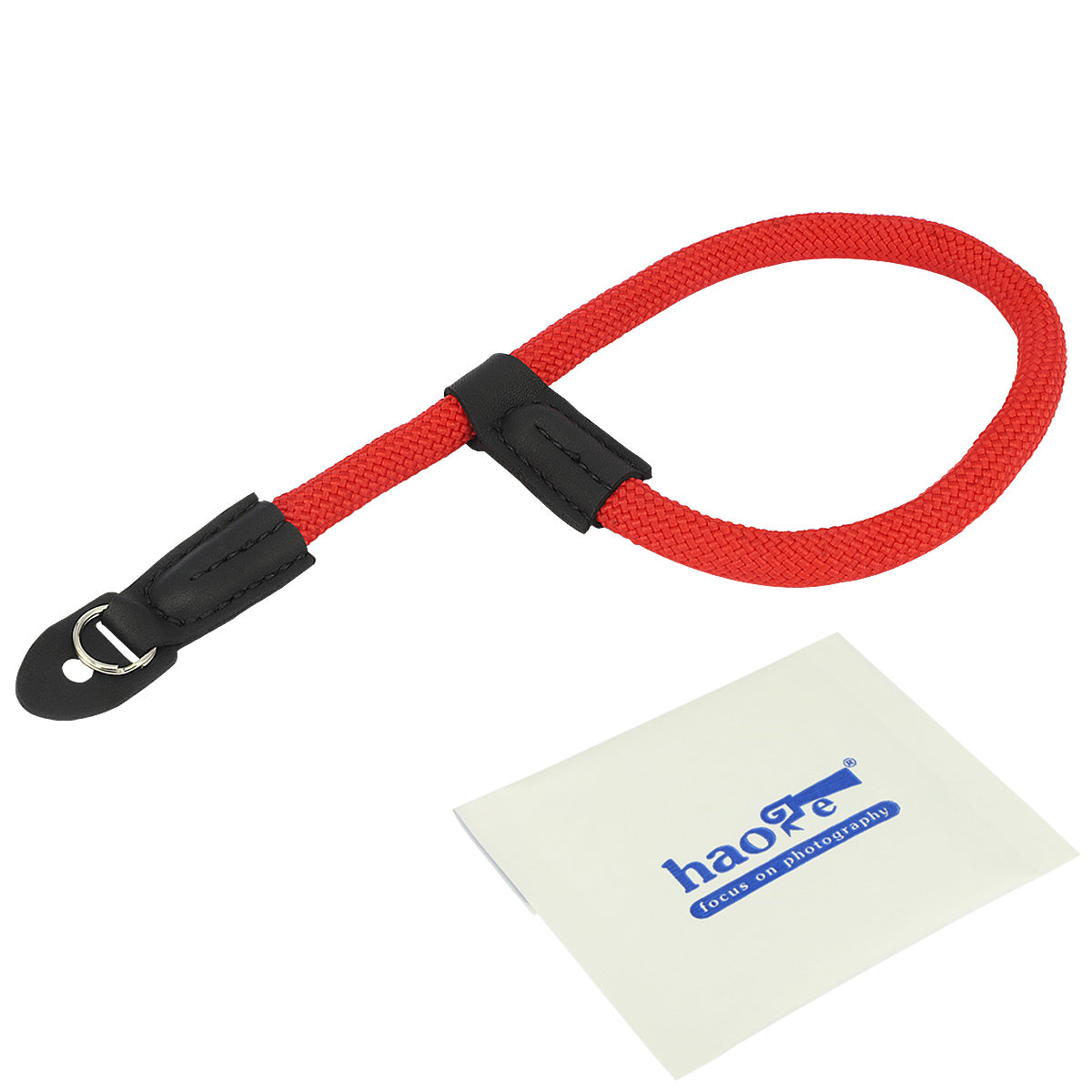 Haoge Camera Hand Wrist Strap for Olympus E-M1 E-M5 II III E-M10 II III E-P5 E-PL5 E-PL6 E-PL7 E-PL8 E-PL9 E-PL10 SH-1 SH-2 SH-3 PEN-F EM1 EM5 EM10 EP5 EPL7 EPL8 EPL9 EPL10 PENF Climbing Rope Red