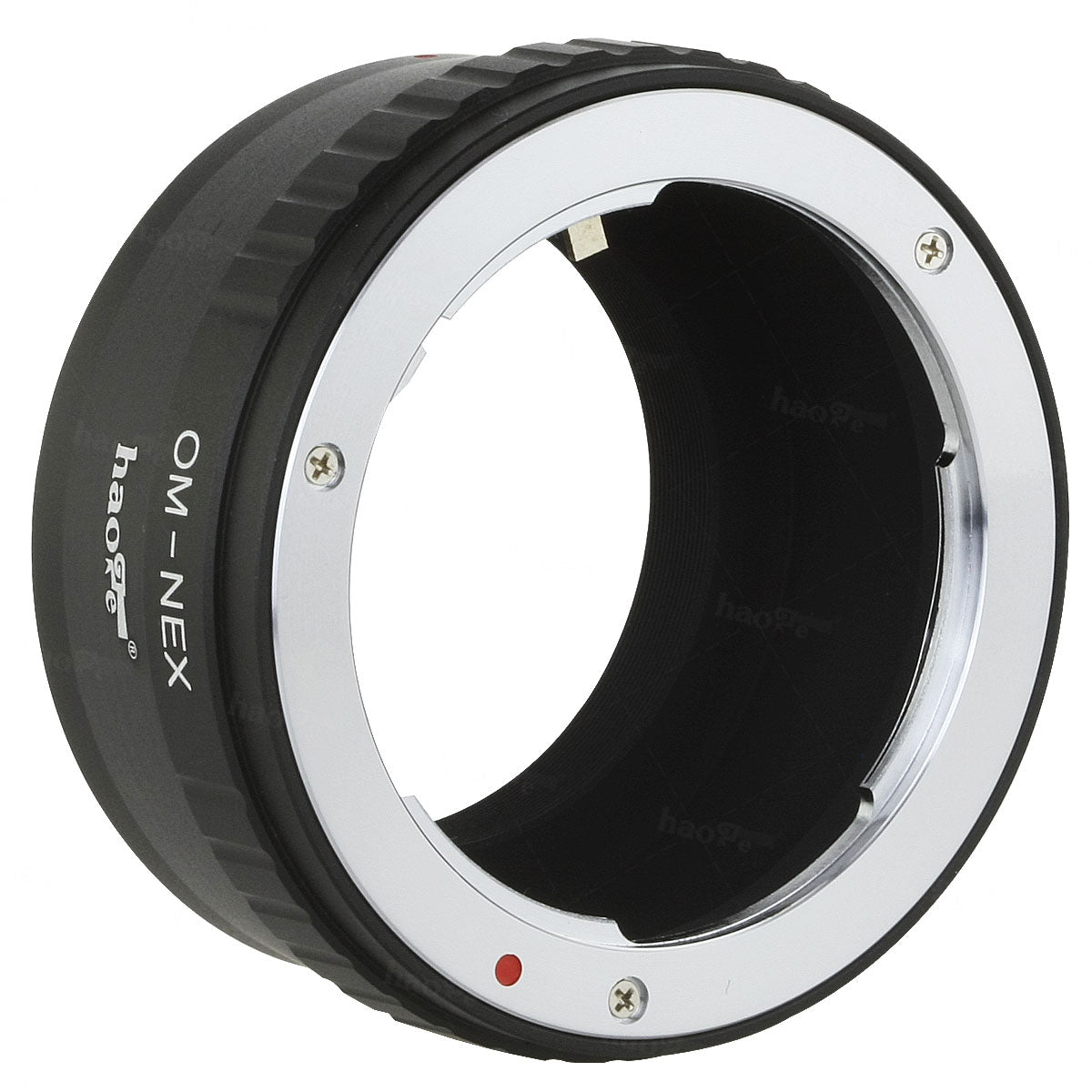 Haoge Lens Mount Adapter for Olympus Zuiko OM Mount Lens to Sony E-mount NEX Camera such as NEX-3, NEX-5, NEX-5N, NEX-7, NEX-7N, NEX-C3, NEX-F3, a6300, a6000, a5000, a3500, a3000, NEX-VG10, VG20