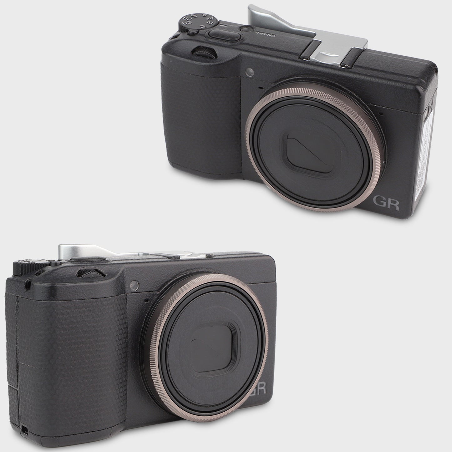 Haoge RRC-GR3XG Dark Gray Metal Decorate Ring Cap for RICOH GR3X/GRIIIX Camera replaces GN-2