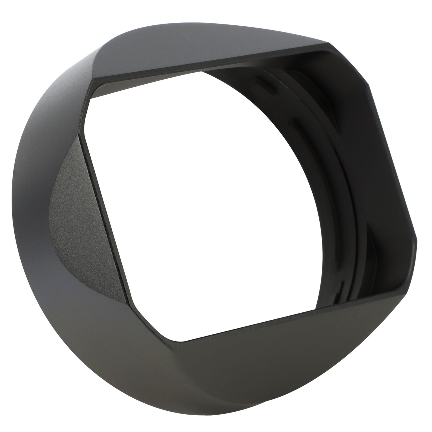 Haoge LH-G65N Bayonet Square Metal Lens Hood for Fujifilm Fuji Fujinon GF 63mm F2.8 R WR and GF 45mm F2.8 R WR Lens Shade with Metal Cap on GFX100S GFX50S GFX50R Camera