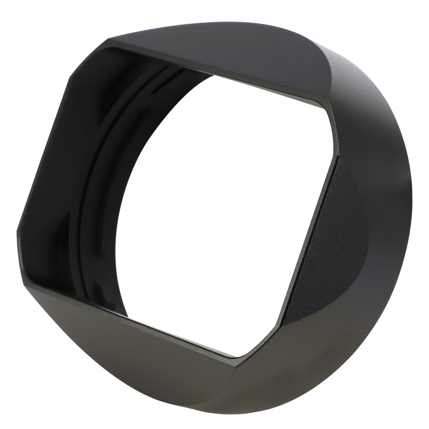 Haoge LH-G65N Bayonet Square Metal Lens Hood for Fujifilm Fuji Fujinon GF 63mm F2.8 R WR and GF 45mm F2.8 R WR Lens Shade with Metal Cap on GFX100S GFX50S GFX50R Camera