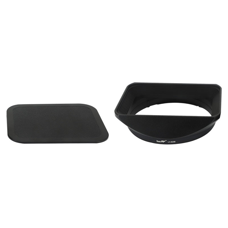 Haoge LH-S20B Bayonet Square Metal Lens Hood Shade with Cap for Sony FE 20mm F1.8 G SEL20F18G Wide Angle Prime Lens