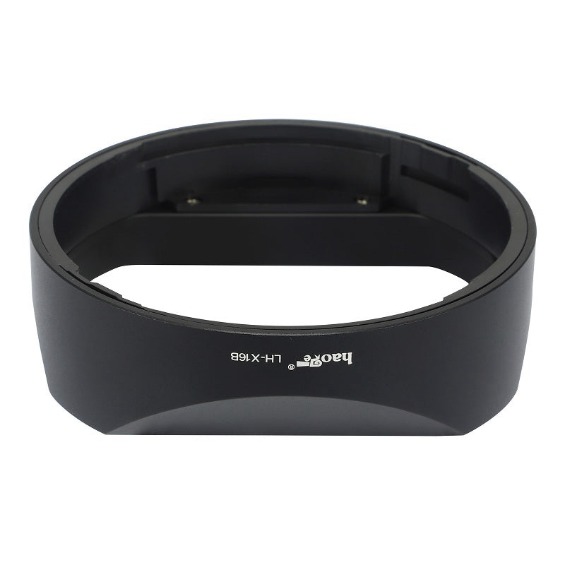 Haoge LH-X16B Square Metal Lens Hood Shade with Metal Cap for Fujifilm Fuji Fujinon XF 16mm F1.4 R WR lens xf16mm/f1.4