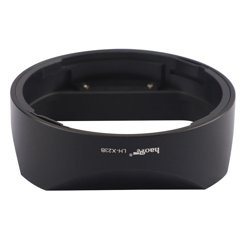 Haoge LH-X23B Square Dedicated Metal Lens Hood Shade with Metal Cap for Fujifilm Fuji Fujinon XF 23mm F1.4 R, XF 56mm F1.2 R and XF 56mm F1.2 R APD lens Replaces Fuji LH-XF23 Lens Hood