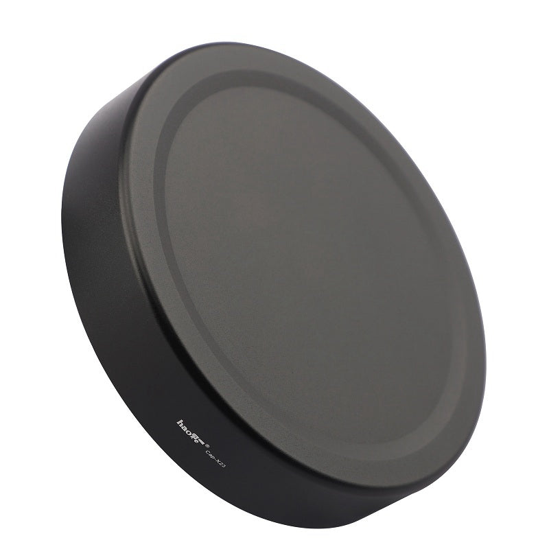 Haoge LH-X23B Square Dedicated Metal Lens Hood Shade with Metal Cap for Fujifilm Fuji Fujinon XF 23mm F1.4 R, XF 56mm F1.2 R and XF 56mm F1.2 R APD lens Replaces Fuji LH-XF23 Lens Hood