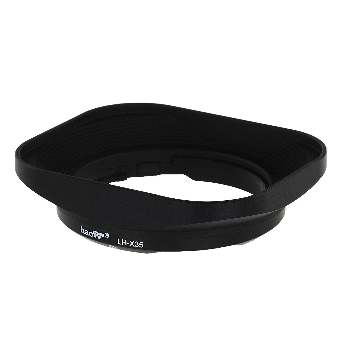 Haoge LH-X35 Square Metal Lens Hood Shade for Fuji Fujifilm XF 35mm f/2 R WR and XF 23mm f/2 R WR lens