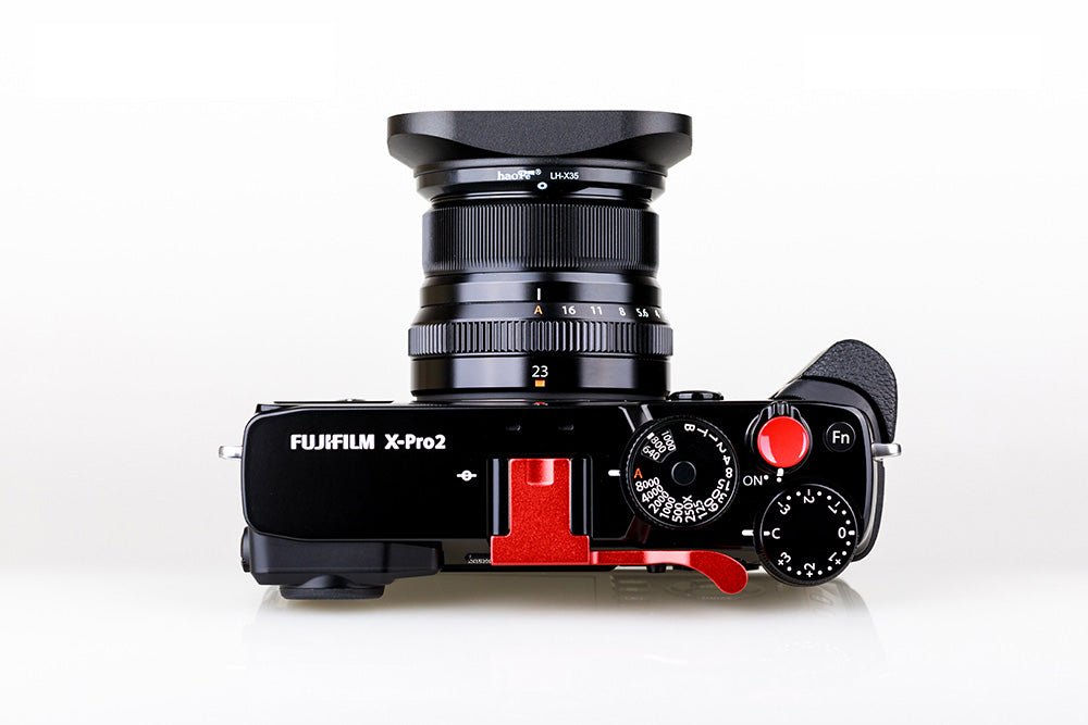 Haoge LH-X35 Square Metal Lens Hood Shade for Fuji Fujifilm XF 35mm f/2 R WR and XF 23mm f/2 R WR lens