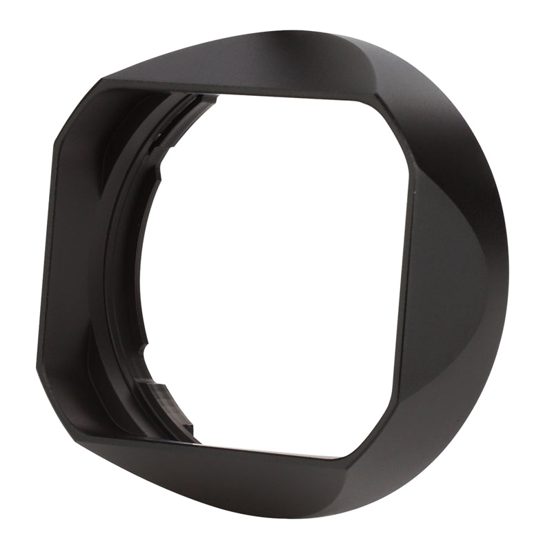 Haoge LH-X50N Bayonet Square Metal Lens Hood for Fujifilm Fuji Fujinon XF 50mm F2 R WR Lens With Metal Cap Kit on X-Pro3 X-T4 X-S10 Camera