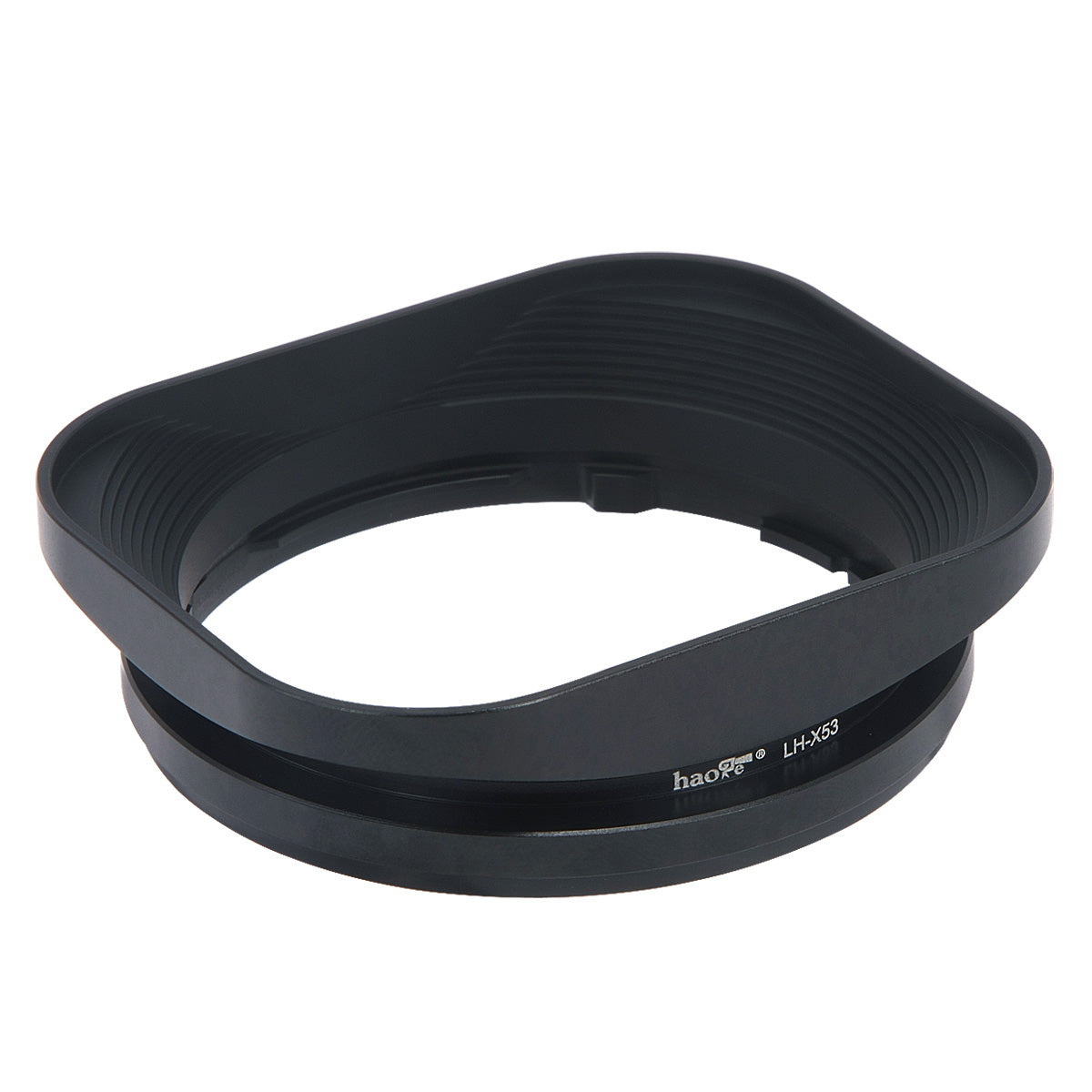 Haoge LH-X53 Square Metal Lens Hood Shade for Fujifilm Fuji