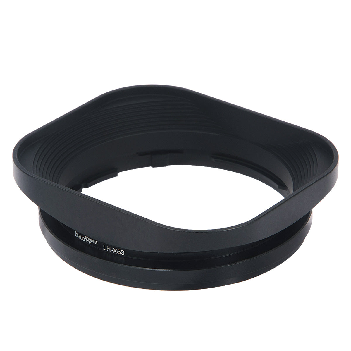 Haoge LH-X53 Square Metal Lens Hood Shade for Fujifilm Fuji Fujinon XF 35mm F1.4 R / XF35mmF1.4 R Lens