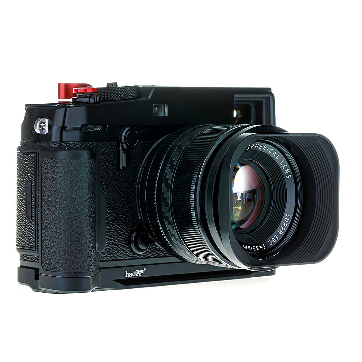 Haoge LH-X53 Square Metal Lens Hood Shade for Fujifilm Fuji Fujinon XF 35mm F1.4 R / XF35mmF1.4 R Lens