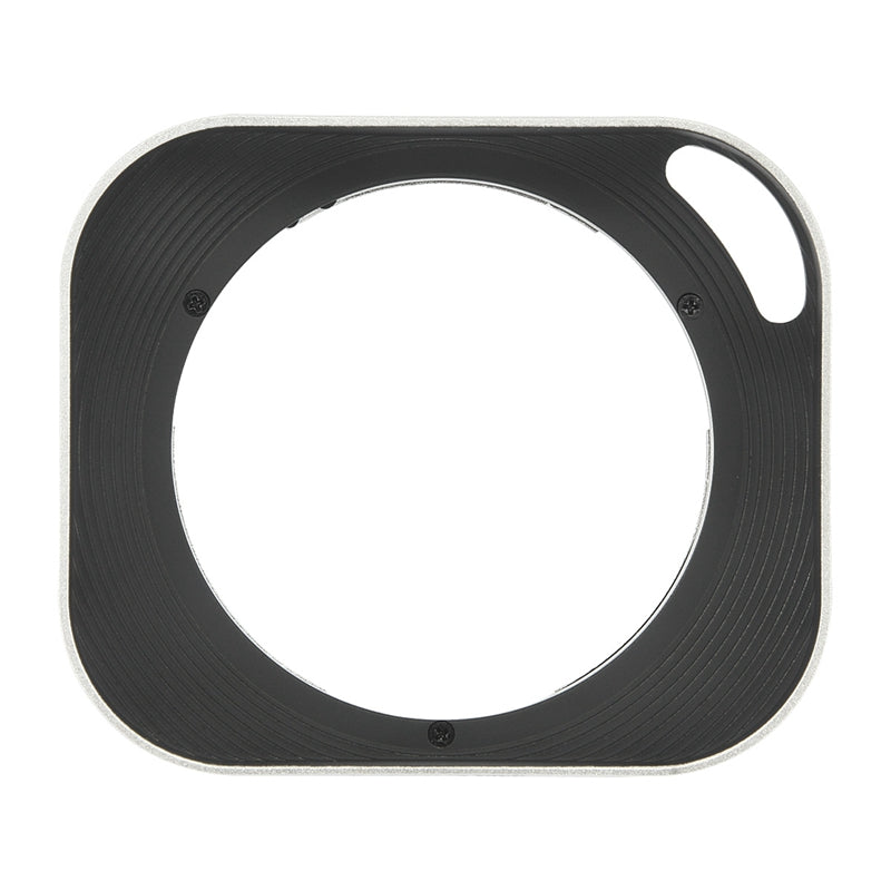 Haoge LH-ZM33P Bayonet Metal Square Lens Hood Shade Compatible with Carl Zeiss Distagon T 1.4/35 35mm f1.4 ZM Lens Hollow Out Designed Silver