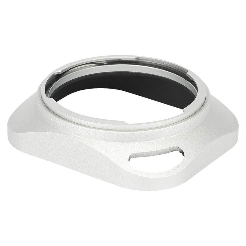 Haoge LH-ZM33P Bayonet Metal Square Lens Hood Shade Compatible with Carl Zeiss Distagon T 1.4/35 35mm f1.4 ZM Lens Hollow Out Designed Silver