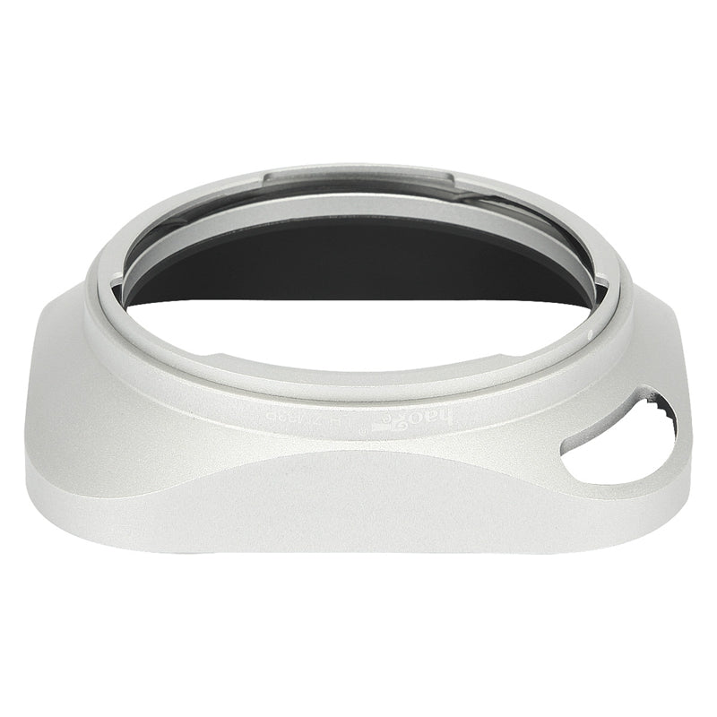 Haoge LH-ZM33P Bayonet Metal Square Lens Hood Shade Compatible with Carl Zeiss Distagon T 1.4/35 35mm f1.4 ZM Lens Hollow Out Designed Silver
