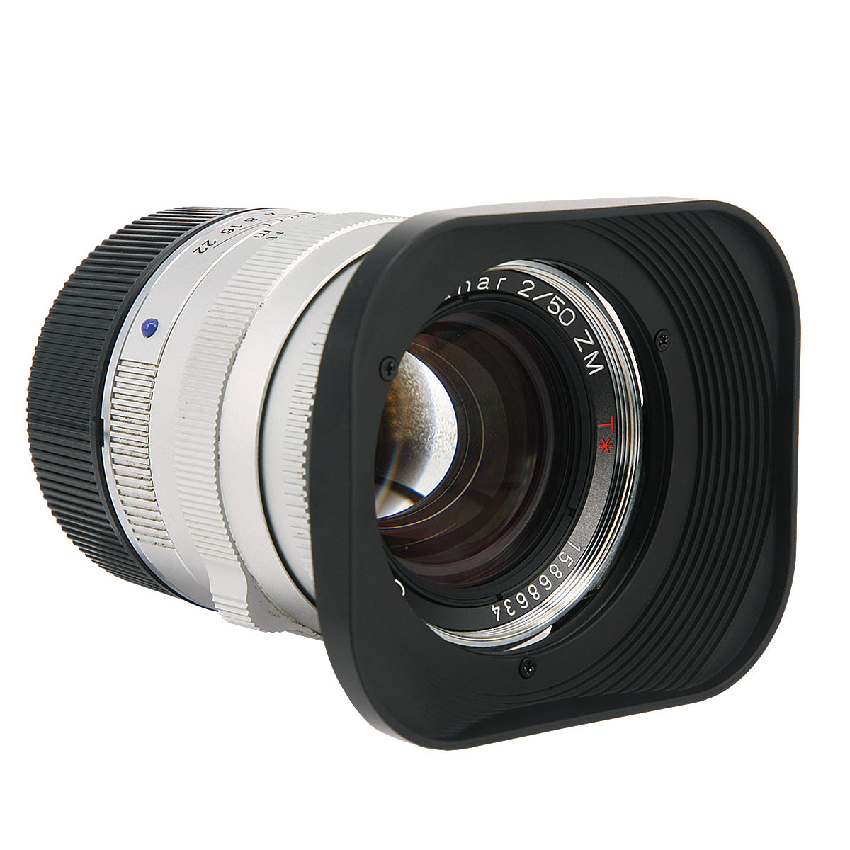 Haoge LH-ZV02 Square Metal Lens Hood for Carl Zeiss Biogon T* 2/35 35mm f2 ZM, C Biogon T* 2.8/35 35mm f2.8 ZM, Planar T* 2/50 50mm f2 ZM; Voigtlander NOKTON CLASSIC 35mm f1.4 I&II VM, 40mm f1.4 VM;Voigtlander Nokton Vintage Line 50mm f/1.5 Aspherica Lens