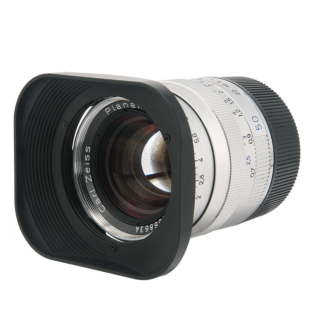 Haoge LH-ZV02 Square Metal Lens Hood for Carl Zeiss Biogon T* 2/35 35mm f2 ZM, C Biogon T* 2.8/35 35mm f2.8 ZM, Planar T* 2/50 50mm f2 ZM; Voigtlander NOKTON CLASSIC 35mm f1.4 I&II VM, 40mm f1.4 VM;Voigtlander Nokton Vintage Line 50mm f/1.5 Aspherica Lens