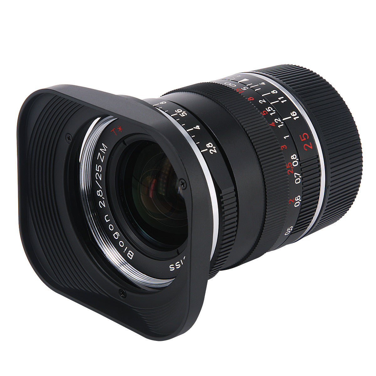 Haoge LH-ZV03P Lens Hood for Carl Zeiss Distagon T 2.8/21 21mm f2.8 ZM, C Biogon T 4.5/21 21mm f4.5 ZM, 2.8/25 25mm f2.8 ZM, 2.8/28 28mm f2.8 ZM, C Sonnar T 1.5/50 50mm f1.5 ZM Hollow Out Designed