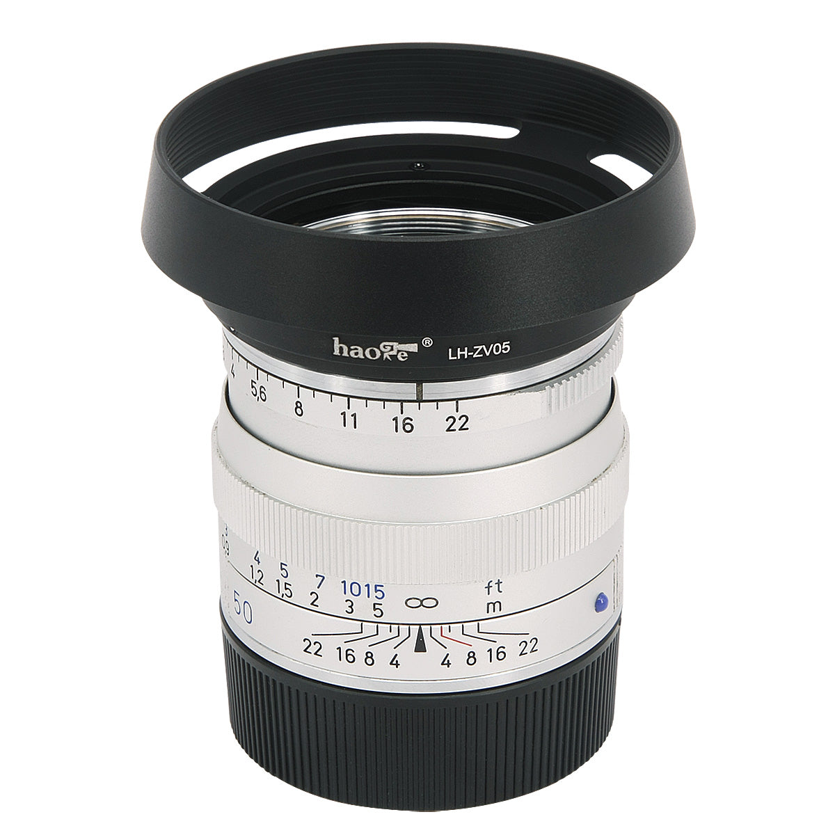 Haoge LH-ZV05 Round Metal Lens Hood for Carl Zeiss Biogon T* 2/35 35mm f2 ZM, C Biogon T* 2.8/35 35mm f2.8 ZM, Planar T* 2/50 50mm f2 ZM; Voigtlander NOKTON CLASSIC 35mm f1.4 I&II VM, 40mm f1.4 VM;50mm f/1.5 Aspherical II VM Lens