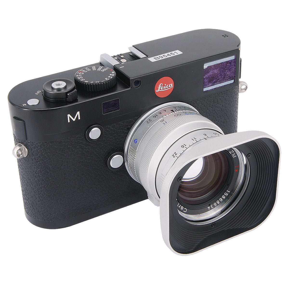 Haoge LH-ZV07 Square Metal Lens Hood for Carl Zeiss Biogon T* 2/35 35mm f2 ZM, C Biogon 2.8/35 35mm f2.8 ZM, Planar T 2/50 50mm f2 ZM; Voigtlander NOKTON CLASSIC 35mm f1.4 I&II VM, 40mm f1.4 VM;50mm f/1.5 Aspherical II VM Lens silver