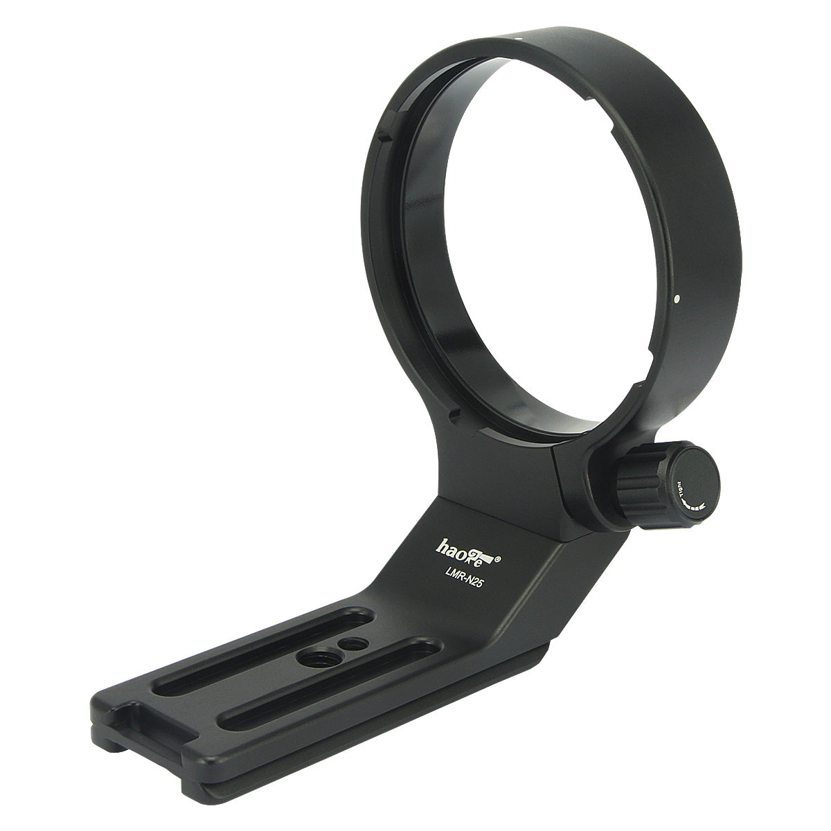Haoge LMR-N25 Lens Collar Replacement Foot Tripod Mount Ring Stand Base for Nikon AF-S NIKKOR 200-500mm f/5.6E ED VR Lens built-in Arca Type Quick Release Plate