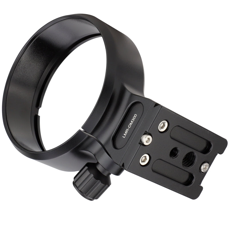 Haoge LMR-OM300 Lens Collar Tripod Mount Ring for Olympus M.ZUIKO DIGITAL ED 300mm F4.0 IS PRO Lens built-in Arca Type Quick Release Plate