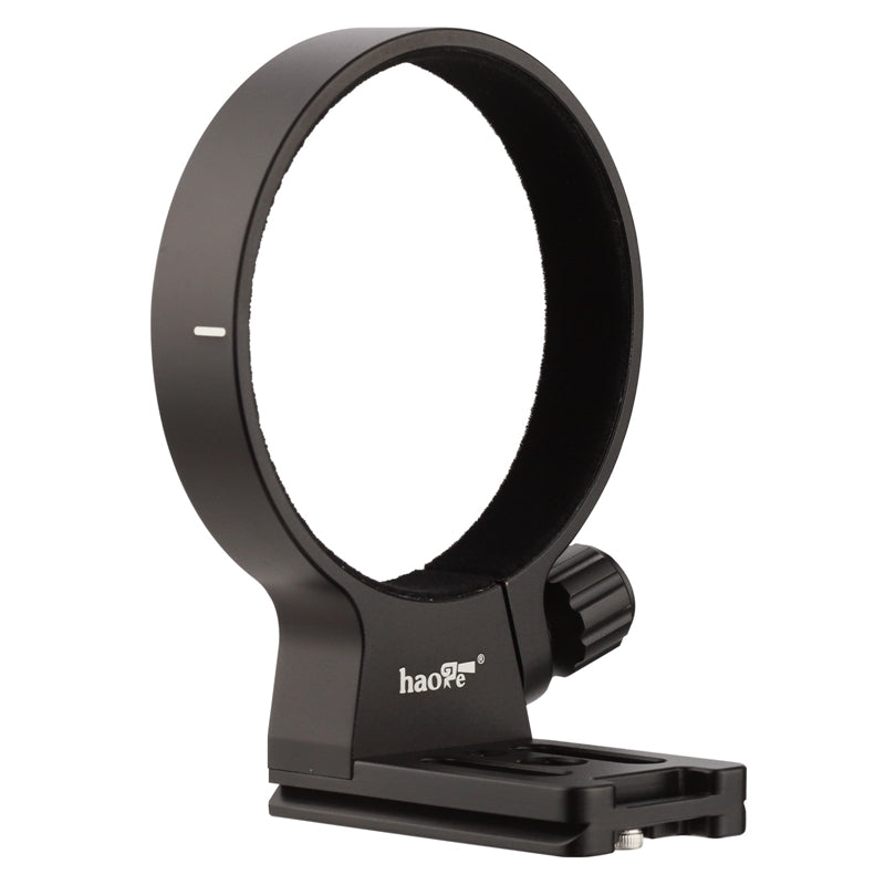 Haoge LMR-RF100 Lens Collar Tripod Mount Ring Stand Base for Canon RF100mm F2.8 L MACRO IS USM Lens Canon RF-Mount built-in Arca Type Quick Release Plate