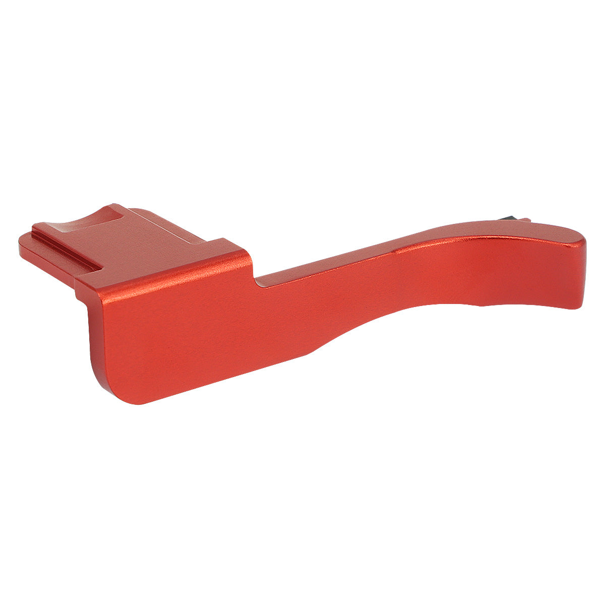 Haoge THB-CR Metal Hot Shoe Thumb Up Rest Thumbs Up Hand Grip for Leica CL Camera Red