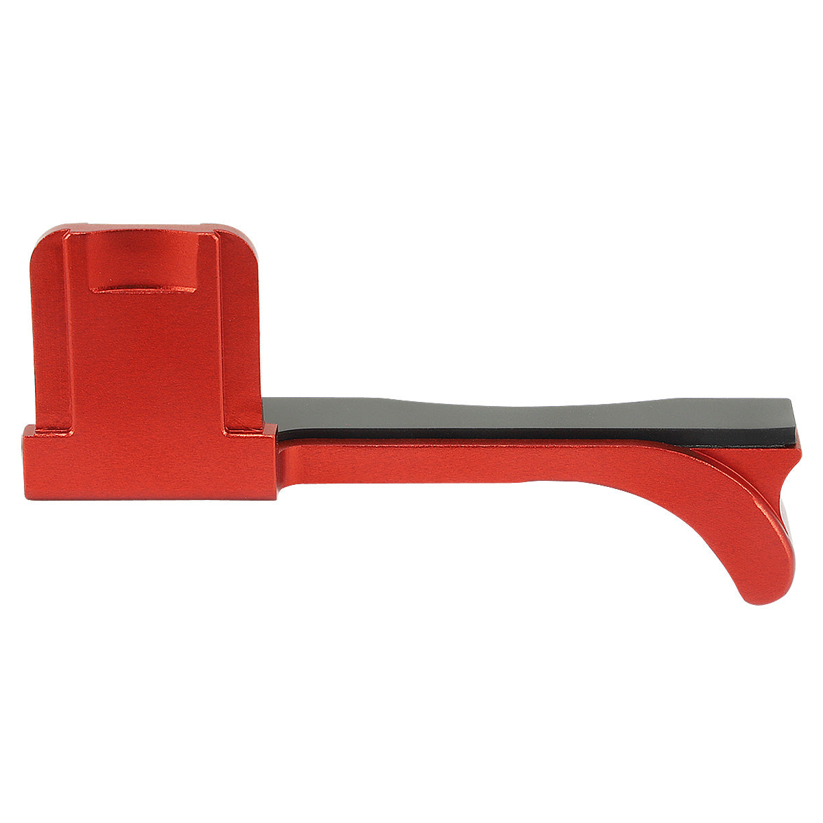 Haoge THB-CR Metal Hot Shoe Thumb Up Rest Thumbs Up Hand Grip for Leica CL Camera Red
