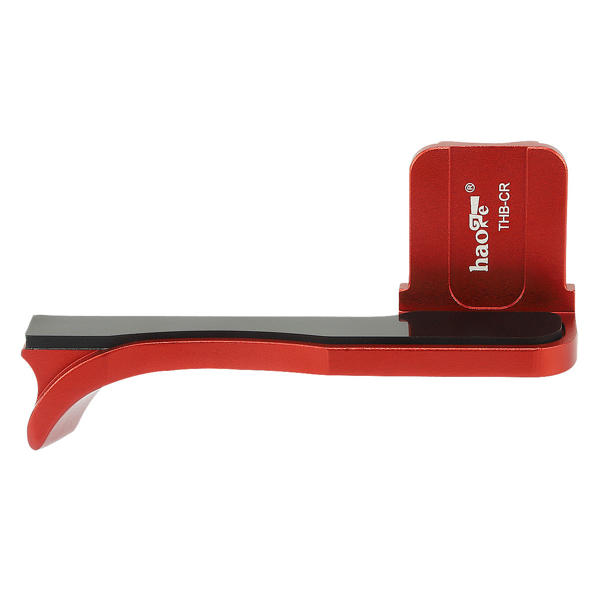 Haoge THB-CR Metal Hot Shoe Thumb Up Rest Thumbs Up Hand Grip for Leica CL Camera Red