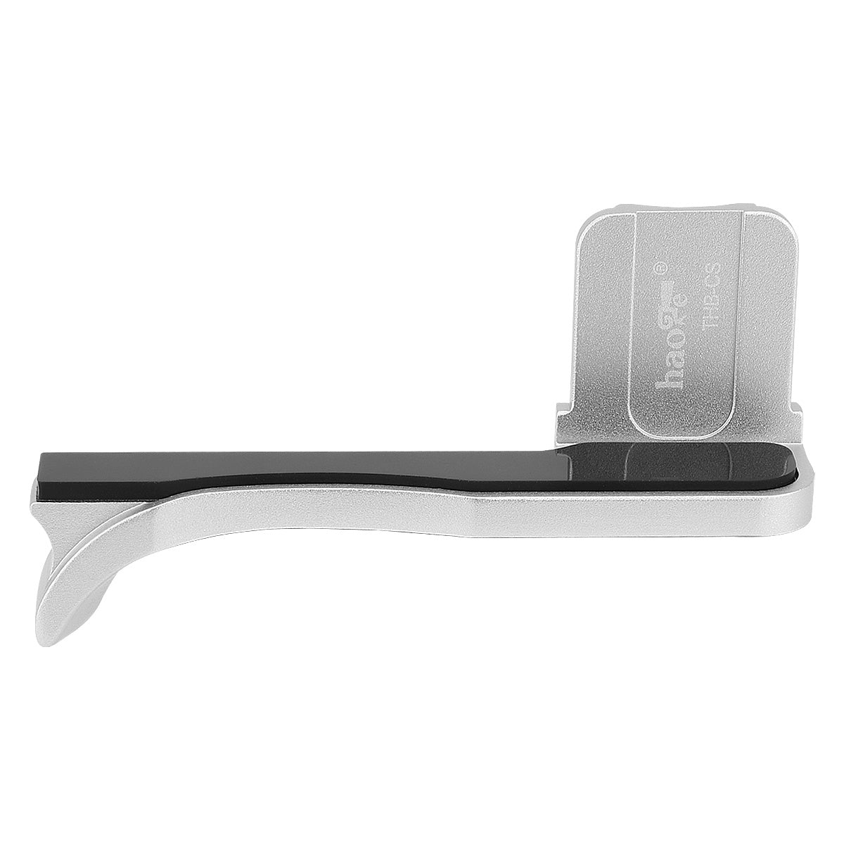 Haoge THB-CS Metal Hot Shoe Thumb Up Rest Thumbs Up Hand Grip for Leica CL Camera Silver