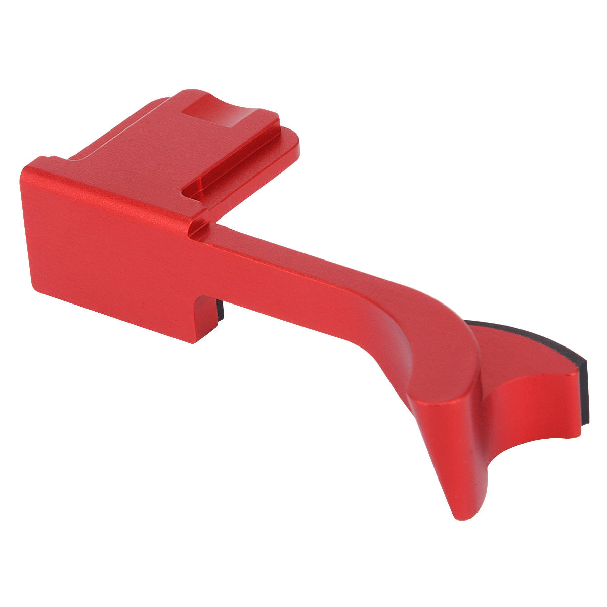 Haoge THB-LR Metal Hot Shoe Thumb Up Rest Hand Grip for Leica Q Typ116 Typ 116 Camera Red