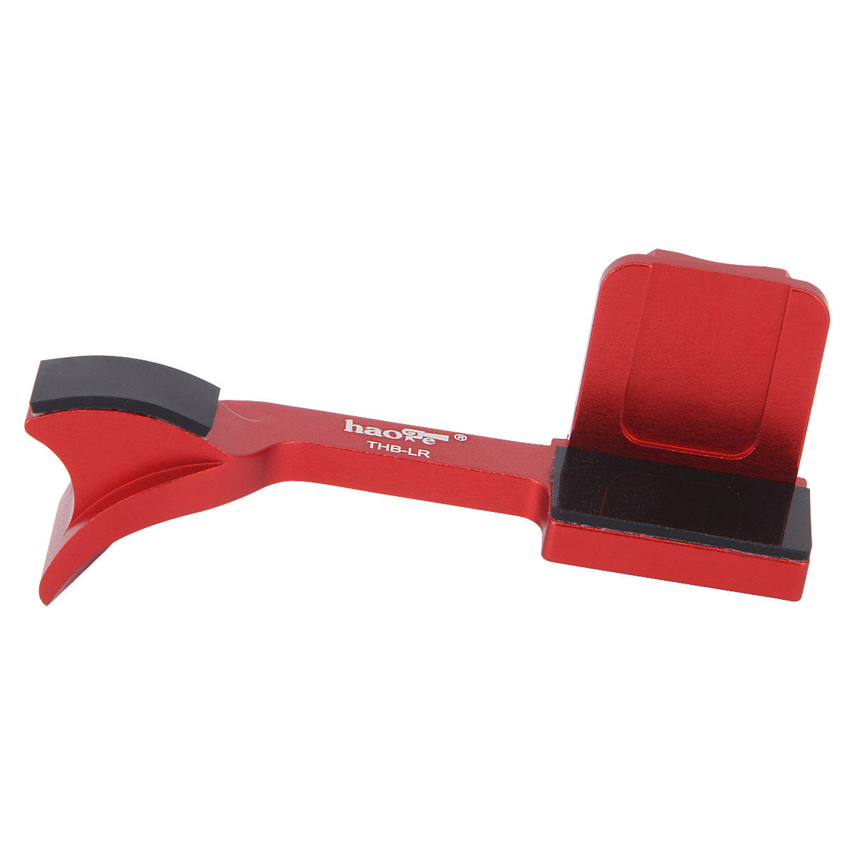 Haoge THB-LR Metal Hot Shoe Thumb Up Rest Hand Grip for Leica Q Typ116 Typ 116 Camera Red