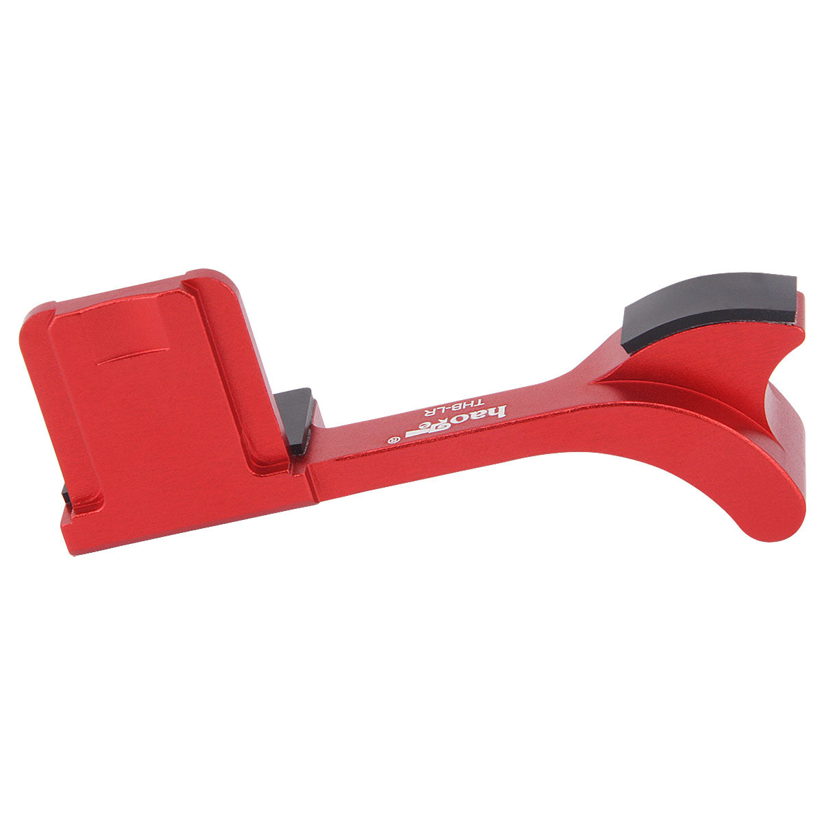 Haoge THB-LR Metal Hot Shoe Thumb Up Rest Hand Grip for Leica Q Typ116 Typ 116 Camera Red