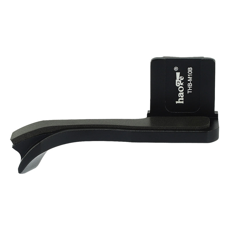Haoge THB-M10B Metal Hot Shoe Thumb Up Rest Thumbs Up Hand Grip for Leica M10 M10-P M10P Camera Black