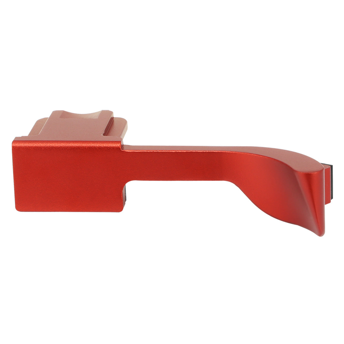 Haoge THB-QR Metal Hot Shoe Thumb Up Rest Thumbs Up Hand Grip for Leica Q2 Camera Red