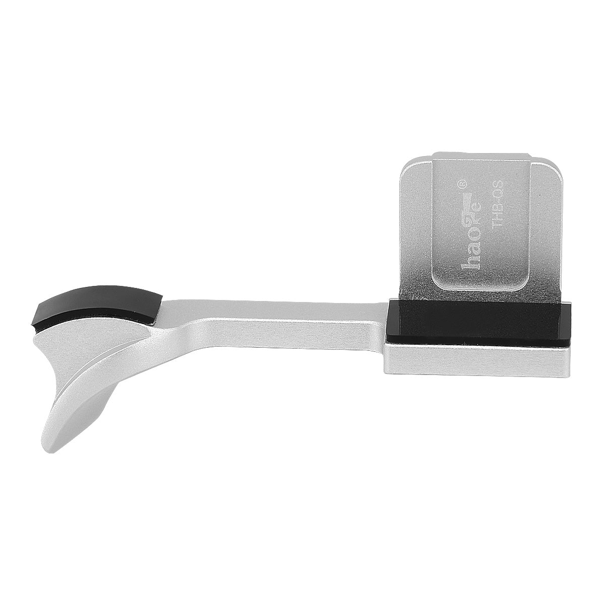 Haoge THB-QS Metal Hot Shoe Thumb Up Rest Thumbs Up Hand Grip for Leica Q2 Camera Silver