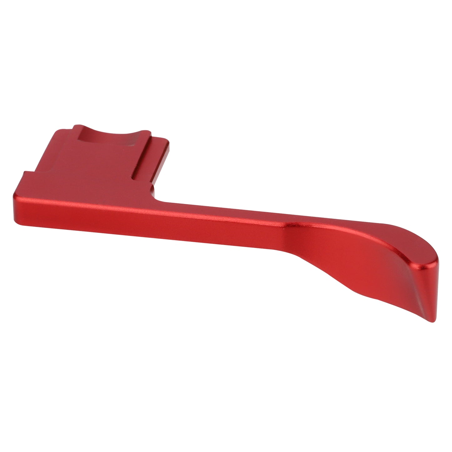 Haoge THB-X4R Hand Grip Metal Hot Shoe Thumb Up Rest for Fujifilm Fuji X-E4 Camera Red