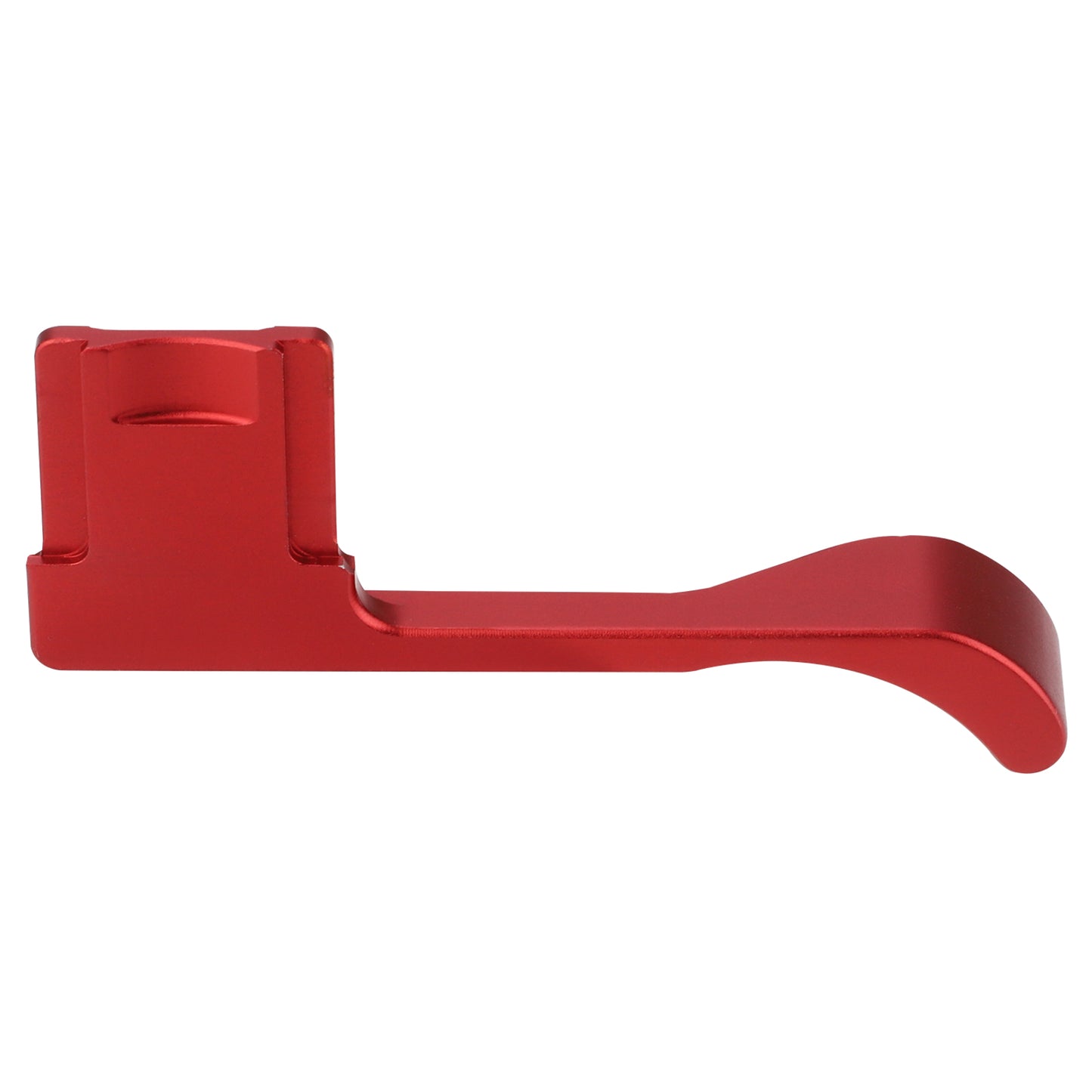 Haoge THB-X4R Hand Grip Metal Hot Shoe Thumb Up Rest for Fujifilm Fuji X-E4 Camera Red