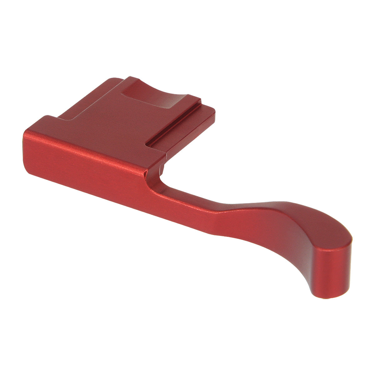 Haoge THB-XR Metal Hot Shoe Thumb Up Rest Hand Grip for Fujifilm Fuji FinePix X100F X-Pro2 XPro2 Camera Red