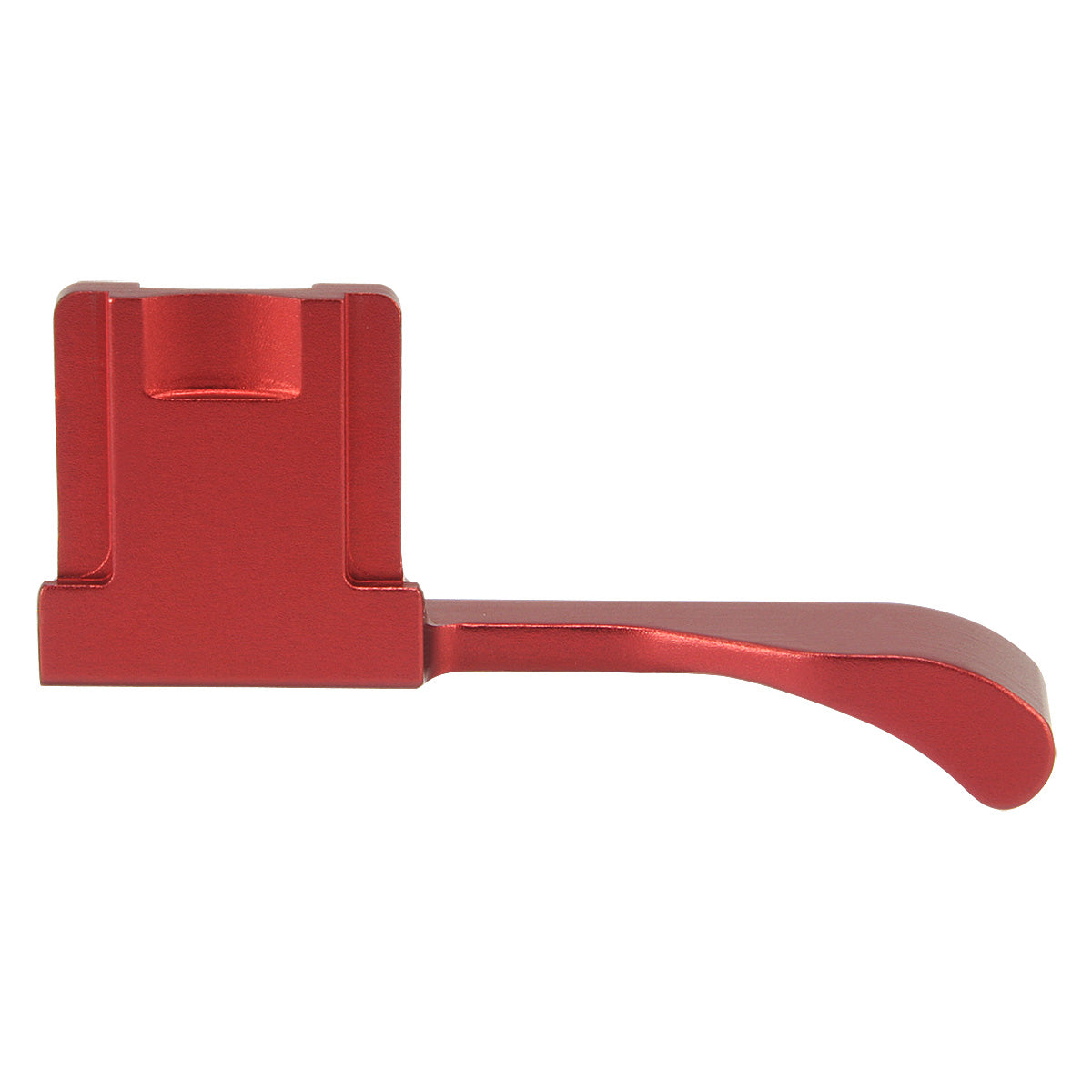 Haoge THB-XR Metal Hot Shoe Thumb Up Rest Hand Grip for Fujifilm Fuji FinePix X100F X-Pro2 XPro2 Camera Red
