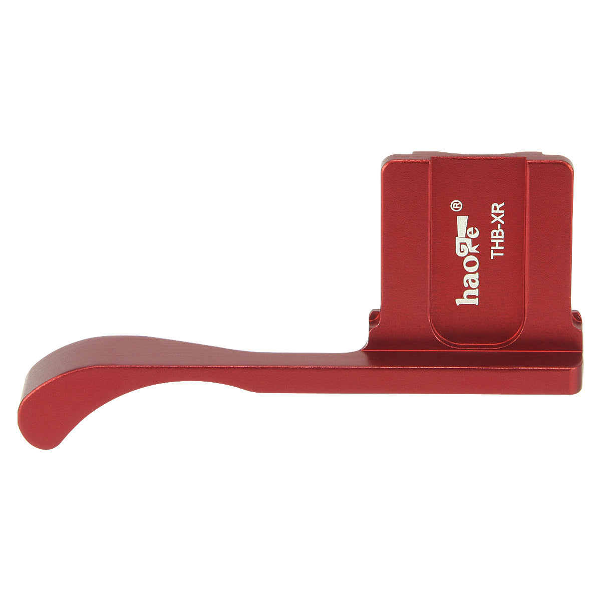 Haoge THB-XR Metal Hot Shoe Thumb Up Rest Hand Grip for Fujifilm Fuji FinePix X100F X-Pro2 XPro2 Camera Red