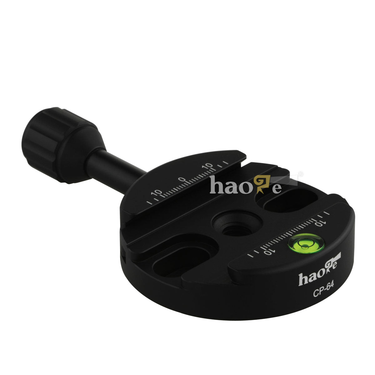 Haoge 64mm Screw Knob Clamp Adapter Mount for Quick Release QR Plate Camera Tripod Ballhead Monopod Ball Head Fit Arca Swiss