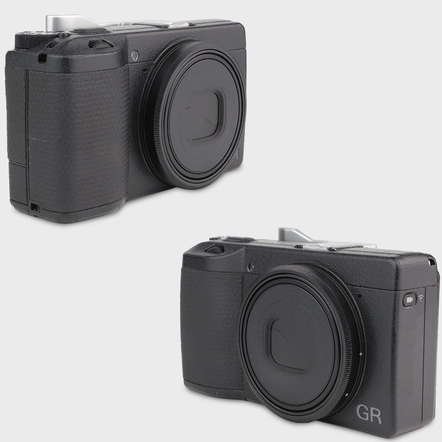 Haoge RRC-GR3XB Black Metal Decorate Ring Cap for RICOH GR3X/GRIIIX Camera replaces GN-2
